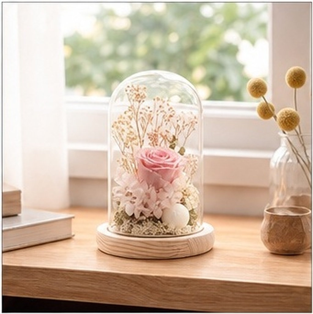 Plastic Dome Clear - قبة زجاجية أنيقة مقاس 9x15 سم