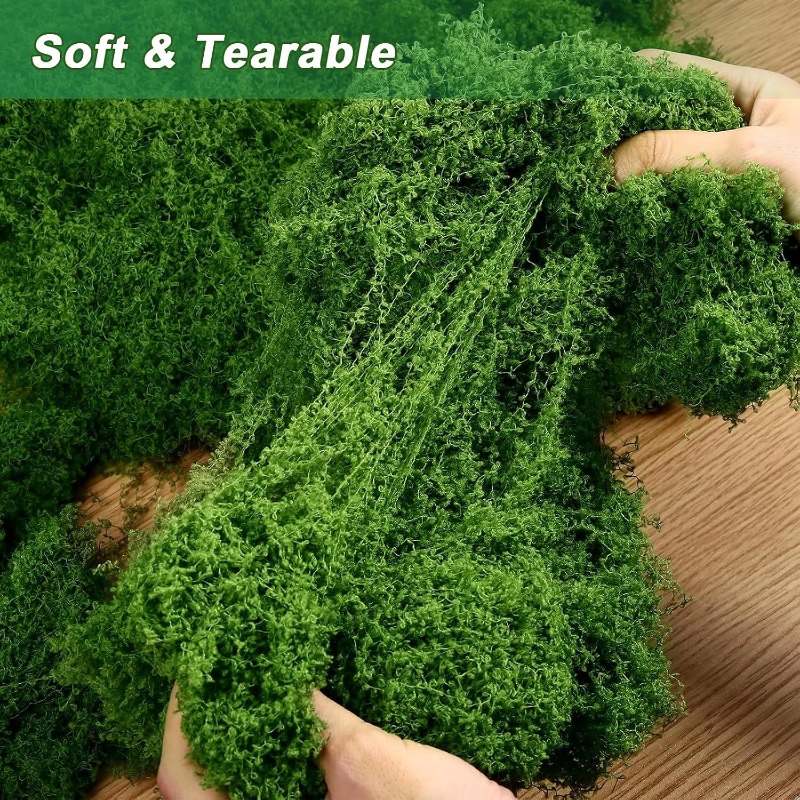 طحلب صناعي أخضر للحرف اليدوية  - مراجعة Sphagnum Moss Dry وسعره