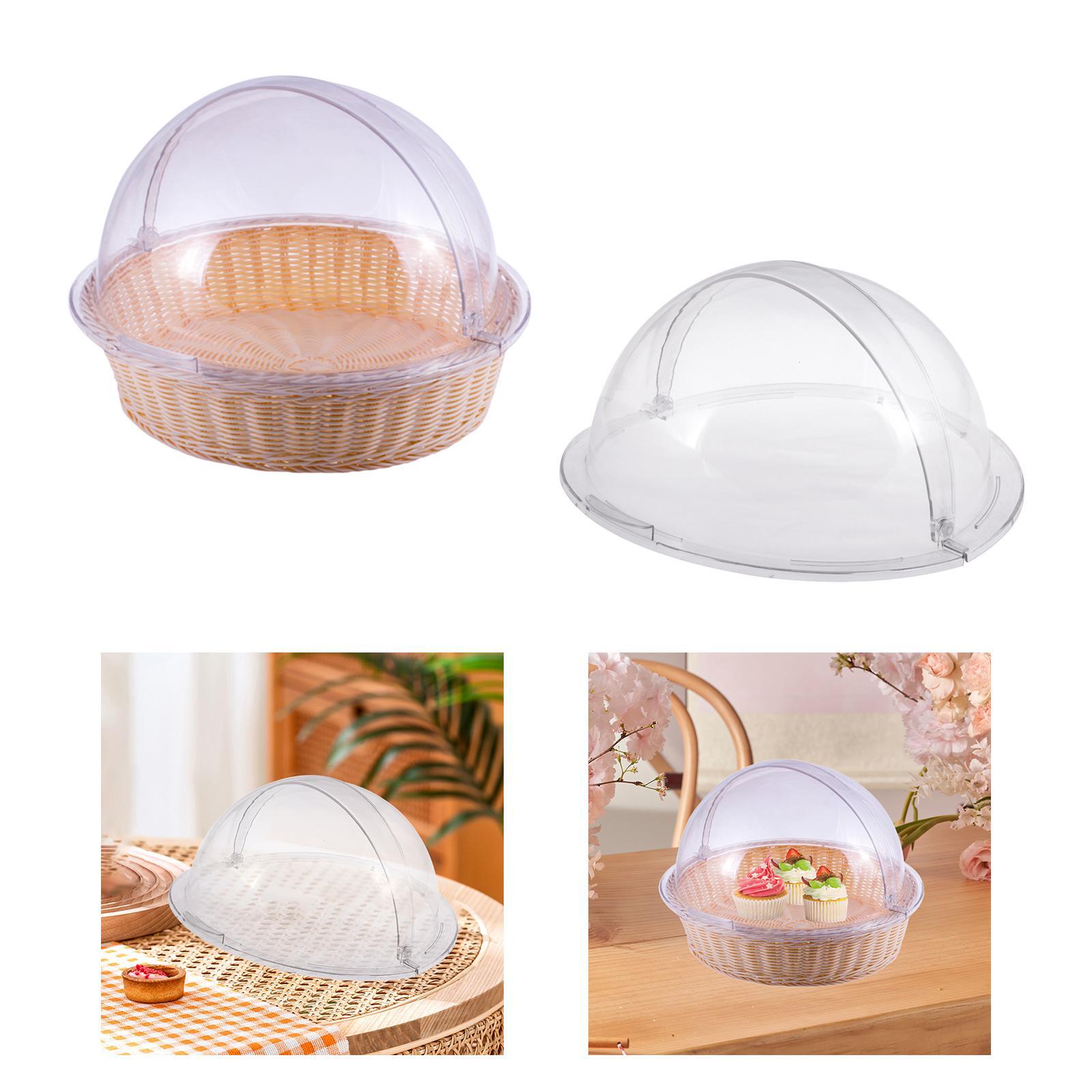 غطاء كيك شفاف عملي محمول، غطاء - مراجعة Plastic Dome Clear وسعره